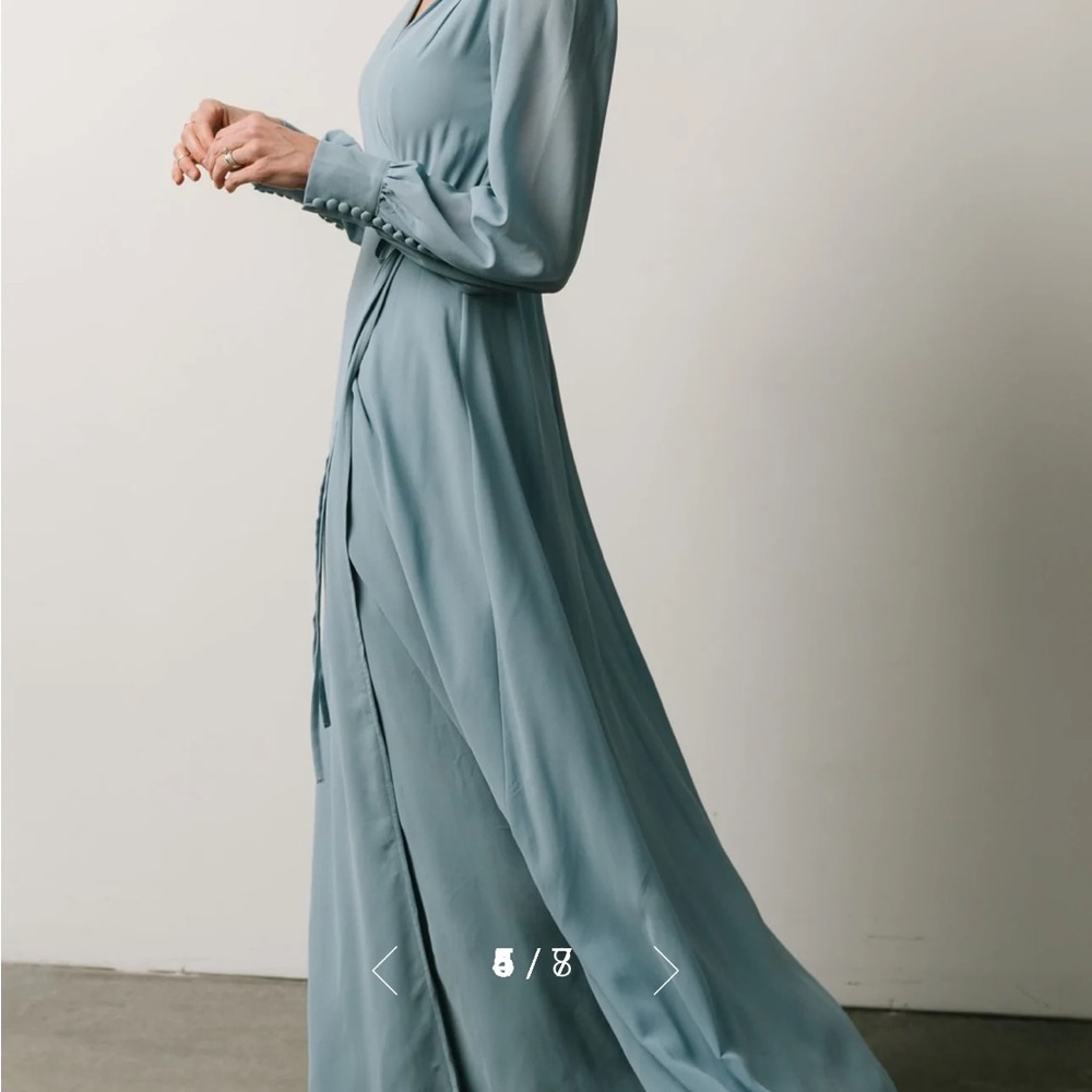 Baltic Born Kelsey Wrap Dress Blue